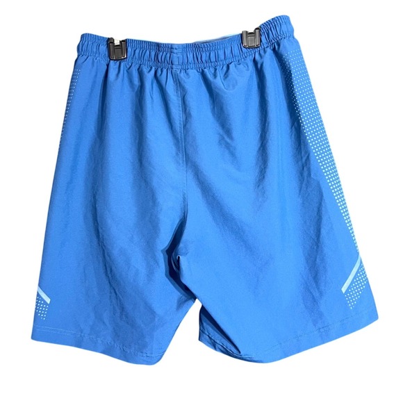 Under Armour Mens Size Medium HeatGear Athletic Shorts Blue Loose Fit Pockets - Picture 3 of 13